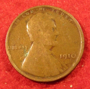 1910 (P) Philadelphia Lincoln Wheat Cent/Penny - AG About Good - Picture 1 of 3
