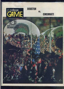 1974 Houston vs Cincinnati college football program MBX67 - Picture 1 of 1