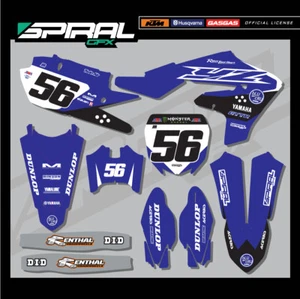 Custom MX Graphics Kit Yamaha YZF 250 450 22 Yamaha 2019 2020 2021 2022 - Picture 1 of 5