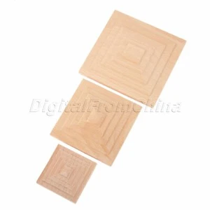 Unpainted Carved Decal Onlay Applique Woodcarving Frame Applique Door Wall Decor - Picture 1 of 17
