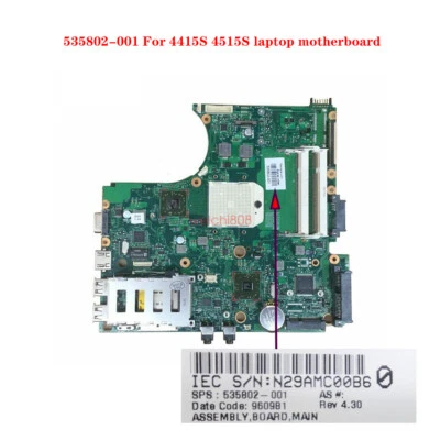 For HP PROBOOK 4415S 4515S 535802-001 Laptop AMD motherboard 100% test good - Image 1 of 4