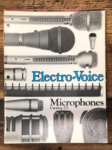 EV Electrovoice Microphones Catalog 277 23 pg Dealer Brochure *Orig* - Picture 1 of 1