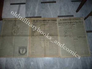 3 GIORNALI GUERRA MARITTIMA NELL'ADRIATICO DARDANELLI BALCANI CATTARO CON CARTE - Picture 1 of 1