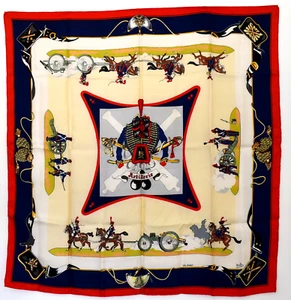 Französische Armee Schal "L'Artillerie" Seide Ed d'Art L.R. französischer armee schal - Bild 1 von 11