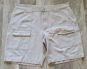 Pantalones Cortos Carga WOOLRICH Para Hombre Talla 40 Caqui Nuevos Sin Etiquetas - Imagen 1 de 4