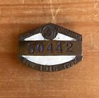 Antique 1916 Yellow Cab? New York Chauffeur License Taxi Driver Pin Badge