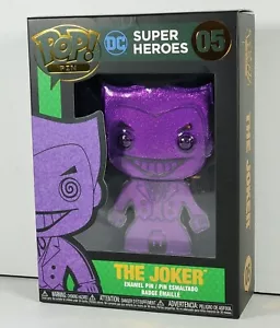 Funko The Joker Chase POP Pin Purple Large Enamel DC Batman New Wave One - Bild 1 von 8