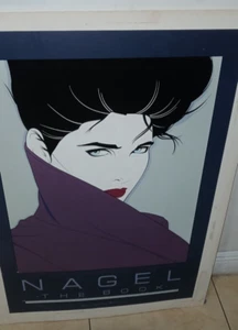 Patrick Nagel 1985 The Book Poster board Serigraph silkscreen print - Picture 1 of 4