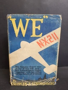 “WE” - Charles Lindbergh - HCDJ - 1927 - 1st Edition 37th printing~Z56 - Picture 1 of 5