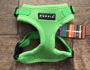 Imbracatura per cane Puppia RiteFit con collo regolabile autentica verde piccola - Foto 1 di 6