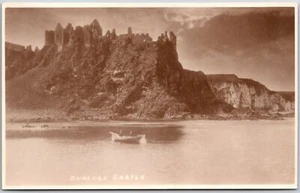 Dunluce Castillo Medieval Irlanda del Norte Foto Real RPPC Postal - Imagen 1 de 2
