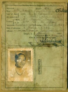 Vietnam Indochina 1952 Carte d'Identité Professionelle - Marine En Indochine - Picture 1 of 4