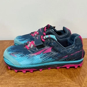 Zapatillas deportivas de trail running Altra Ultra King MT 1.5 para mujer 11 de cuero azul rosa - Imagen 1 de 12