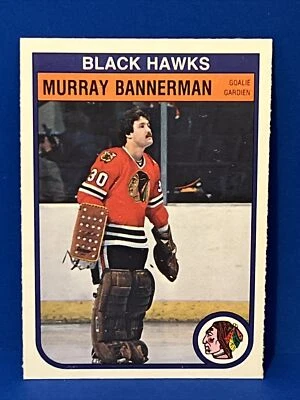 1982-83 O-Pee-Chee Murray Bannerman Vintage Goalie Card #61 Chicago Blackhawks - Image 1 of 2