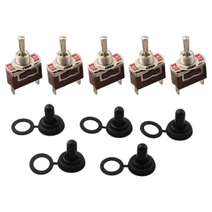 5Pcs Momentary Toggle Switch Heavy Duty Rocker SPDT 3 Position 3 Pin ON/Off/On - Picture 1 of 12