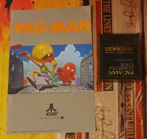 Pac-Man for ATARI XL/XE 600 800 (1981) (Modul/Cartridge & Manual) works CXL4022 - Bild 1 von 4