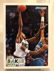 Vin Baker 1993-94 Fleer Rookie Card #321 RC - Picture 1 of 2