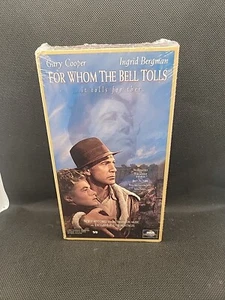 VHS For Whom the Bell Tolls 2-Tape Set Sealed - Picture 1 of 4