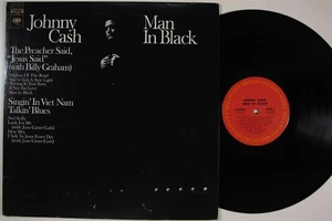 JOHNNY CASH Man In Black COLUMBIA LP VG++/VG+ a - Picture 1 of 1