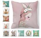Easter Decoration Pillowcase Farmhouse Home Cute Bunny Printed Pillow Cover