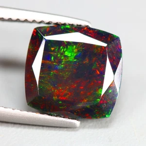 2.63 Cts_Impressive 3D Electric Color Play_100 % Natural Welo Black Opal Gems - Picture 1 of 3