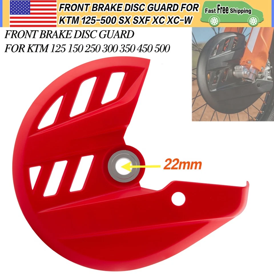 Front Brake Disc Guard Cover For GASGAS EC EX MC 125/150/250/250F/300/350F/450F - Image 1 of 4