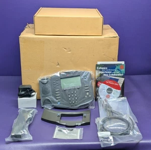 New Case of 5 Polycom SoundPoint 601 IP Phones w/ AC 2200-11631-001 - Picture 1 of 7