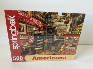 Springbok 500 Piece Jigsaw Puzzle Americana General Store Theme New Sealed - Picture 1 of 2