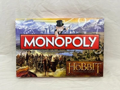 Monopoly The Hobbit An Unexpected Journey Board Game MISSING SOME PARTS - Image 1 of 4