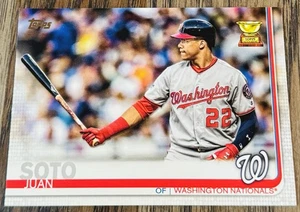 2019 Topps Series 1 #213 Juan Soto Gold Cup - Picture 1 of 2