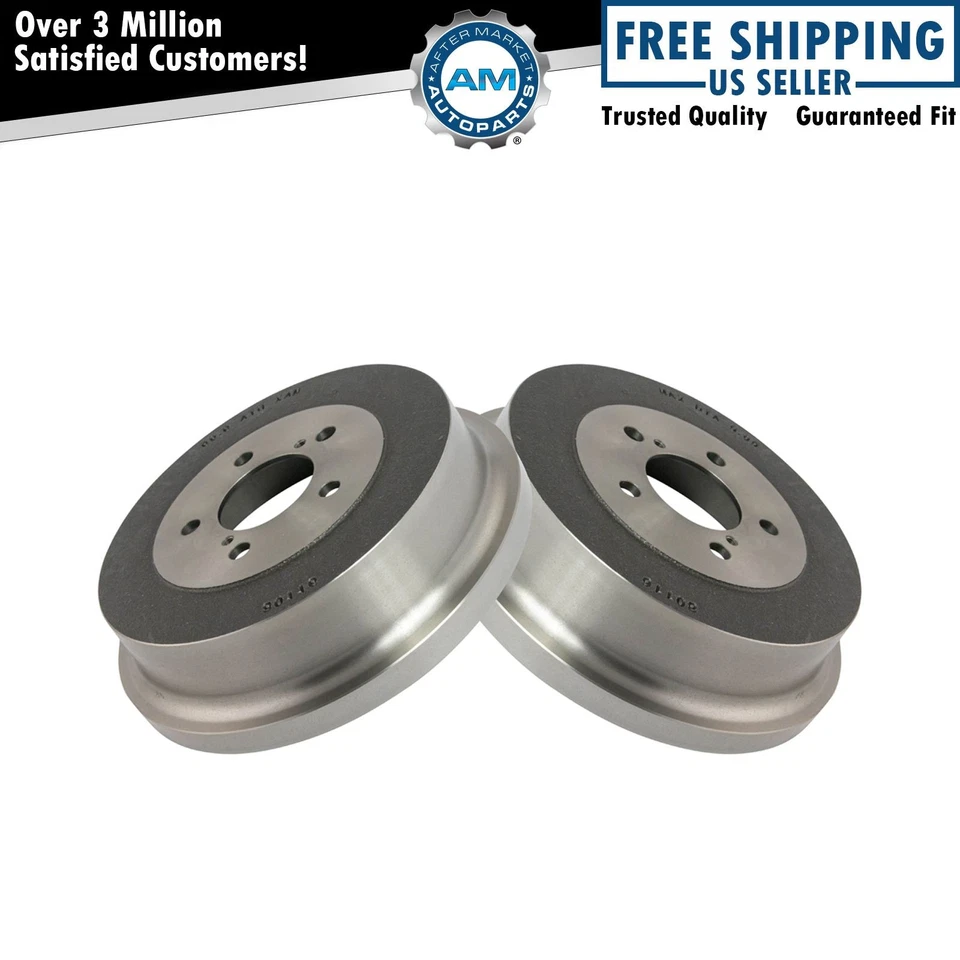 Par de tambores de freno trasero para Dodge Caravan Chrysler Town & Country Voyager Foto 1 de 3