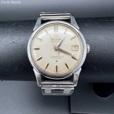Vintage Omega Constellation Automatic Chronometer Calendar Watch COA Works - Image 1 of 4