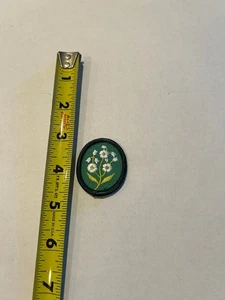 Girl Scouts Flower Patch Position Green Background Embroidered - Picture 1 of 2