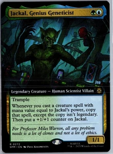 Jackal, Genius Geneticist (Extended Art) 272 MTG Spider-Man Non-Foil NM/M - Bild 1 von 2