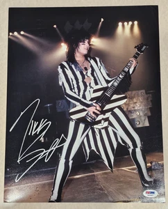 NIKKI SIXX MOTLEY CRUE AUTOGRAPH 11X14 COLOR PHOTO PSA/COA - Picture 1 of 10