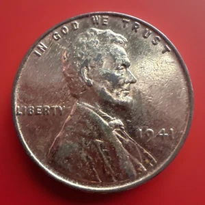 1941-P Lincoln Wheat Cent RB Sold As Pictured Penny BU 1¢ Copper Coin 1098 - Picture 1 of 5