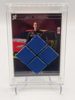 Camiseta Jeff Gordon Fusion RACE WORN Traje de Carrera Parche Cuádruple/50 Foto 1 de 4