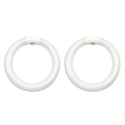 2pcs FC8T9/CW Circular Fluorescent Light Bulb,8Inch Round T9 22W Circline6624 - Image 1 of 4