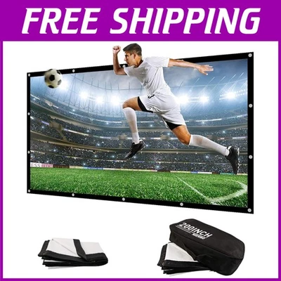 200 Inch Foldable Movie Screen with Metal Eyelets - Image 1 of 4