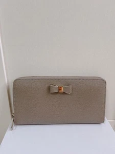 FURURA Portafoglio lungo beige con nastro Greige - Foto 1 di 5