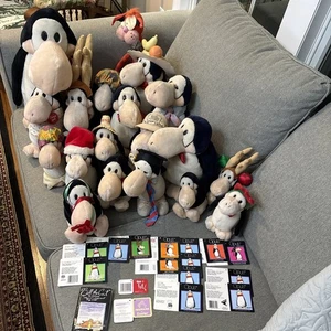 Unglaubliche Menge 19 Bloom County Plüschtiere mit 18 Originaletiketten - Bild 1 von 24