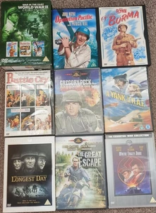 DVD Bundle Classic War Films x 8 John Wayne 40s/50s/60s - Picture 1 of 1