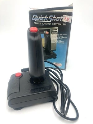 SVI QuickShot I Joystick Atari 2600 Commodore 64 Controllers + Box 1984 80s Vide - Image 1 of 4