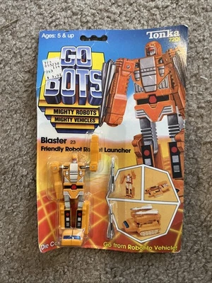Crain Brain Enemy Robot Crain Tonka Go Bots GoBots On Card See Read - Image 1 of 4