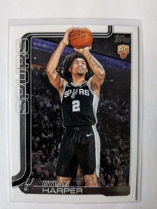 2025-26 Topps NBA 202 Dylan Harper, San Antonio Spurs RC - Bild 1 von 3