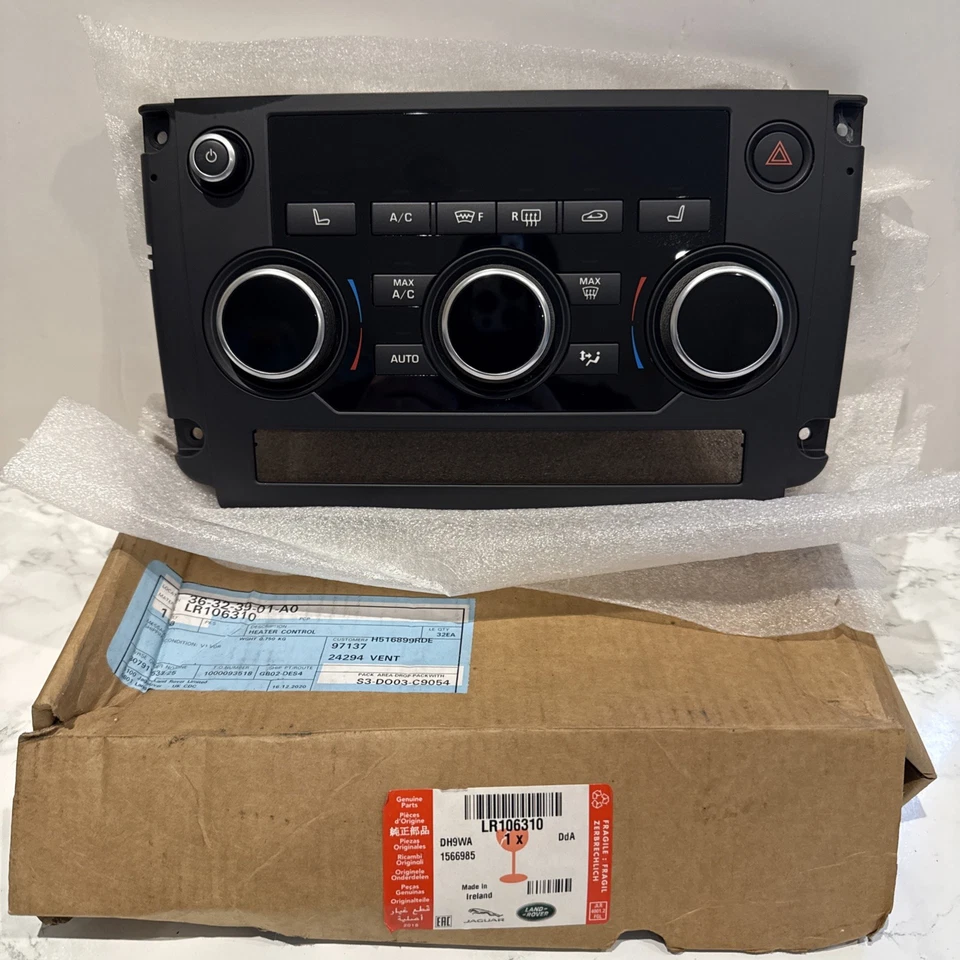Land Rover discovery Sport Heater Controls LR106310 - Image 1 of 4
