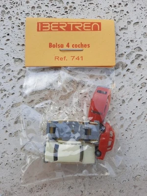 IBERTREN FIAT SEAT 600 E 124 4 MODELLI IN SCALA N MADE IN SPAIN VINTAGE - Immagine 1 di 3