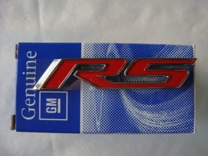 CHEVROLET CHEVY CAMARO RS 2010 - 2015 FRONT FENDER EMBLEM RED OEM NEW - Picture 1 of 4