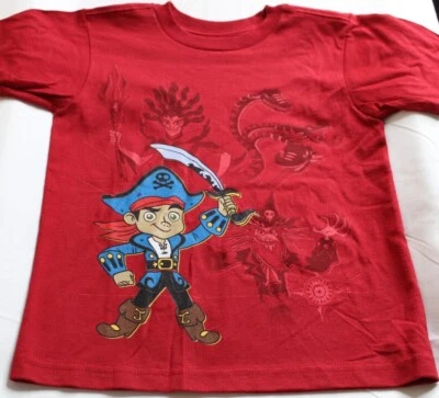 Disney Jake y los Piratas del País de Nunca Jamás Niños Camiseta Manga Corta XXS (2/3) NUEVO Foto 1 de 4