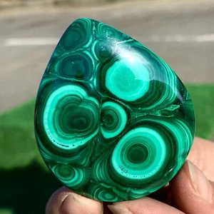 62G Natural Brillante Malaquita Transparente Gota Colgante Muestra Mineral Áspera - Imagen 1 de 22
